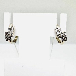 Серьги из серебра АРИНА 1054962-01110