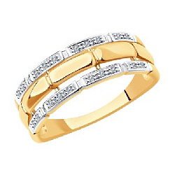 Кольцо с бриллиантом