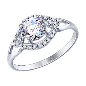 Кольцо из серебра SOKOLOV 94012747