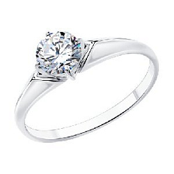 Кольцо из серебра SOKOLOV 94-110-01550-1