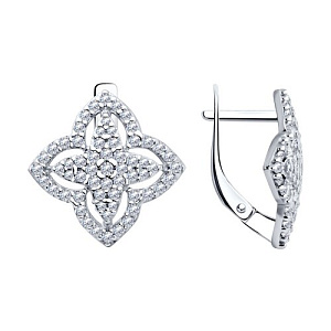 Серьги из серебра SOKOLOV 94025946
