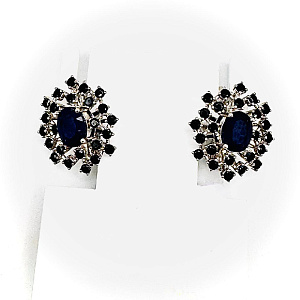 Серьги из серебра Серена-Сильвер Т6СК.702СФR-1