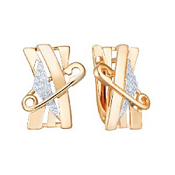 Серьги из золота АЛЕКСАНДРА кл3975а-01