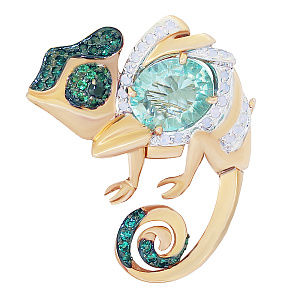 Подвеска из золота АЛЕКСАНДРА п776-13