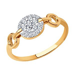 Кольцо из золота SOKOLOV 019078