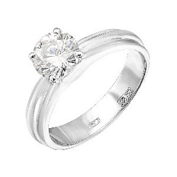 Кольцо помолвочное с бриллиантом ГАЛЕРЕЯ ЭКСКЛЮЗИВА 4510220