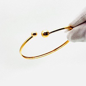 Браслет жесткий из золота RUSGOLDART 607010 1 10