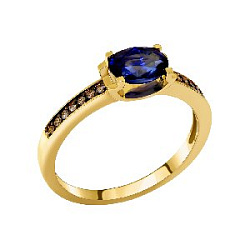 Кольцо с бриллиантом SARGON R2874-2025