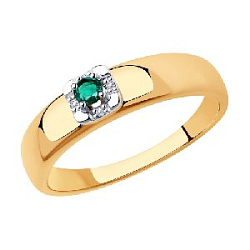 Кольцо с бриллиантом SOKOLOV 3010571