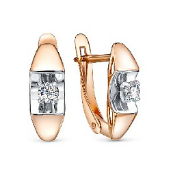 Серьги из золота RUSGOLDART 2490107 1 1 1