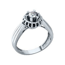 Кольцо с бриллиантом К171