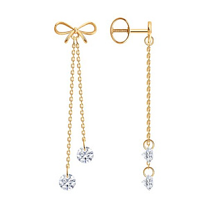 Серьги пуссеты из золота SOKOLOV 0200611