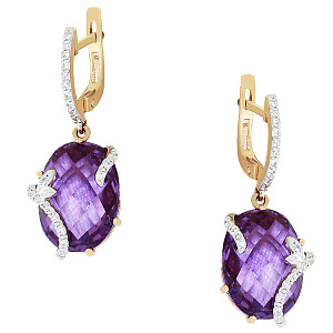 Серьги из золота АЛЕКСАНДРА кл900а-9