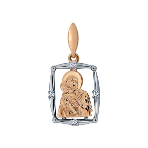 Подвеска икона из золота RUSGOLDART 3461307 1 1 1Вд