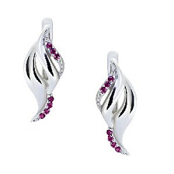 Серьги из серебра Русский СтилЬ 47124702