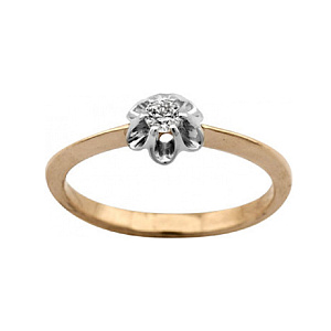 Кольцо помолвочное с бриллиантом АРИНА 1006751-13240