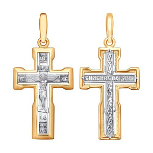 Подвеска крест из золота SOKOLOV 51-131-01405-1