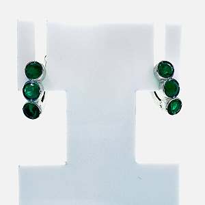 Серьги детские из серебра DEL'TA с1202959