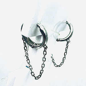 Серьги из серебра СМЛ1509В