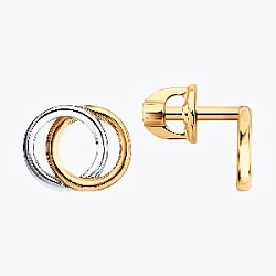 Серьги пуссеты из золота SOKOLOV 0200926