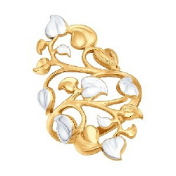 Кольцо из серебра SOKOLOV 93010594