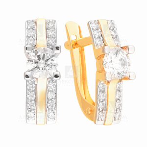 Серьги из золота кл2325а-01
