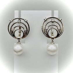 Серьги из серебра АРИНА 1049382-01150-2S