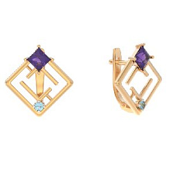 Серьги из золота АРИНА 1050432-11220-AT