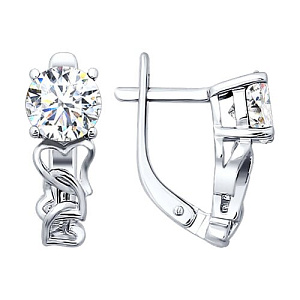 Серьги из серебра SOKOLOV 94021097