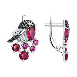 Серьги из серебра SOKOLOV 94022616