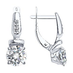 Серьги из серебра SOKOLOV 94022946