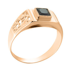 Кольцо мужское из золота Статус 51-02-582