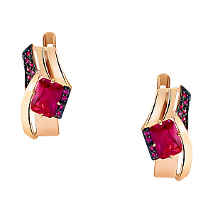 Серьги из золота АЛЕКСАНДРА кл3909а-30-01