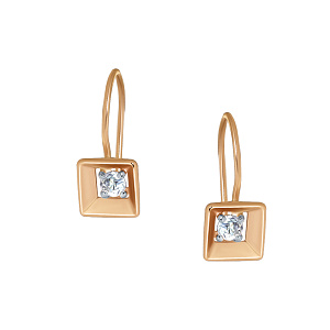Серьги детские из золота DEL'TA 1206087