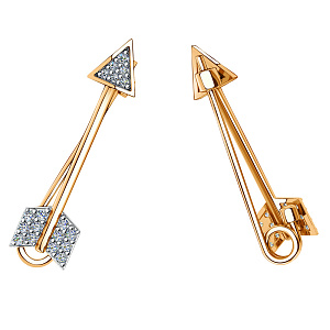 Брошь из золота САНИС 01-618112