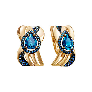 Серьги из золота Maskom 200-1576_tpsst-101