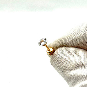 Серьга из золота DEL'TA 051022