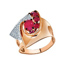 Кольцо с бриллиантом АЛЕКСАНДРА 4012172 №21 1