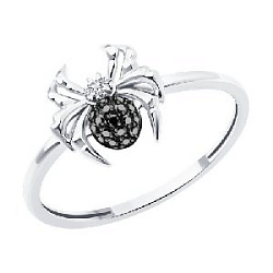 Кольцо с бриллиантом SOKOLOV 7010133-3 №25 24