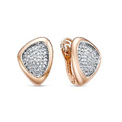 Серьги с бриллиантом 12-020-103-2К