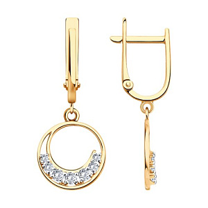 Серьги из золота SOKOLOV 51-121-01381-1