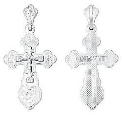 Подвеска крест из серебра SOKOLOV 94120080