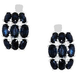 Серьги с бриллиантом ГАЛЕРЕЯ ЭКСКЛЮЗИВА 4570197 С