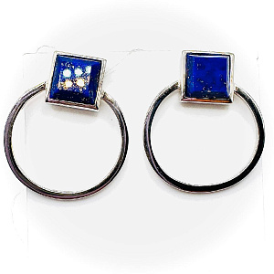 Серьги пуссеты из серебра Русский СтилЬ 53-5121-88-02