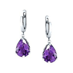 Серьги из серебра Русский СтилЬ 16129902