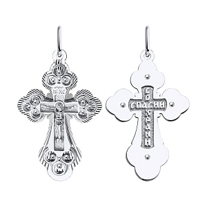 Подвеска крест из золота SOKOLOV 120315-3