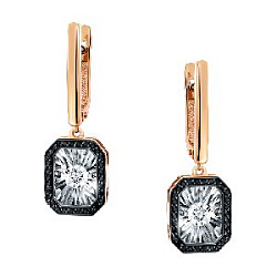 Серьги с бриллиантом grigoriev 02-11-5629-13-00-1