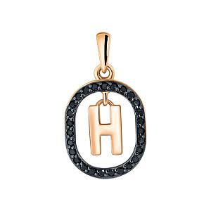 Подвеска буквы из золота RUSGOLDART 3689407н 1 10 2