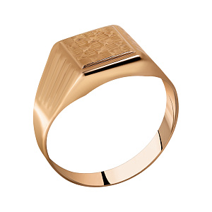 Кольцо мужское из золота Maskom ТКМ 1-18
