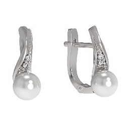Серьги из серебра АРИНА 1035642-01150-2S